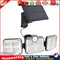 3 Head Motion Sensor Solar Lights Waterproof Remote Control Lamp (122LED) Newly