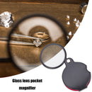 Handheld Folding 6X Pocket Magnifier Magnifying Glass for Reading Book Newspaper