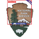 National Park Service Arrowhead Indoor and Outdoor Courtyard Wall Hanging Decor