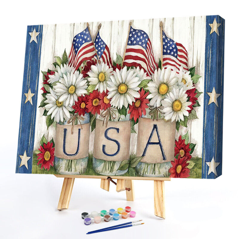 #A Nordic Badge Oil Paint By Number DIY Wall Art Picture Craft Home Decoration