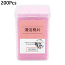 200pcs Paper Cotton Wipes Eyelash Glue Remover Wipe Pad Nails Art Cotton P5W9
