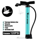 WEST BIKING Bicycle Tire Inflator 120PSI MTB Bike Air Pump for Basketball Newly