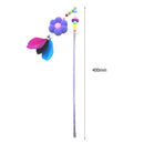 Feather Bell Flower Chaser Wand Funny Entertainment Cat Teaser Rod Stick Toys