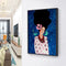 40x50cm Frameless Long Hair Girl DIY Oil Paint By Numbers Picture Home Decor