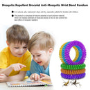 12pcs Mosquito Repellent Bracelet Spiral Anti-Mosquito Wrist Band Random