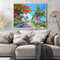 Seaside Scenery Oil Paint By Numbers DIY Acrylic Painting Home Decoration G
