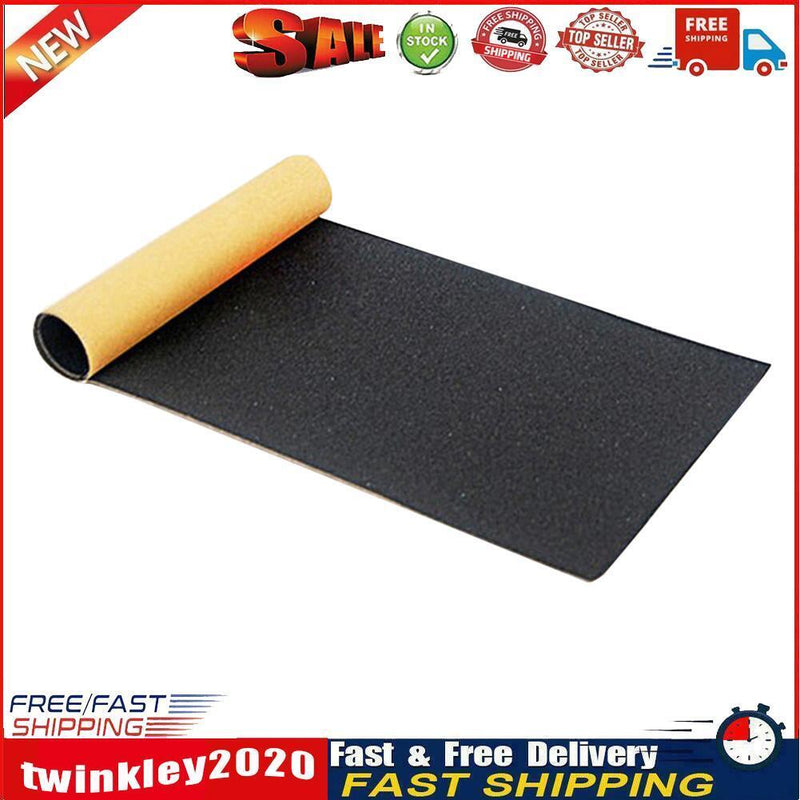 Durable Black Skateboard Sandpaper Non-Slip Skate Board Decks Grip Tape Newly