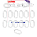 Acrylic Linking Rings 100 Piece Quick Chain Links Connectors DIY Craft Making