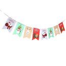 Christmas Decorative Hanging Flag Banner Home Party Ornament (Pattern 2)