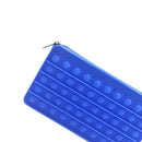 Pencil Case Simple Sensory Silicone Bubble Stationery Storage Bag for Childre
