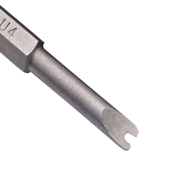 5pcs 50mm U4-U8 S2 Alloy Steel Magnetic U Shaped Electric Screwdriver Bits