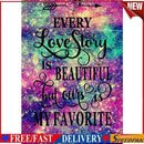 5D DIY Full Drill Diamond Painting Love Poster Cross Stitch Embroidery Kits