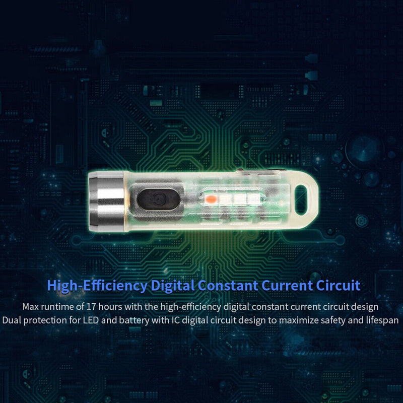 JETBeam LED Flashlight, Mini Keychain, Flashlight, Outdoor Hiking