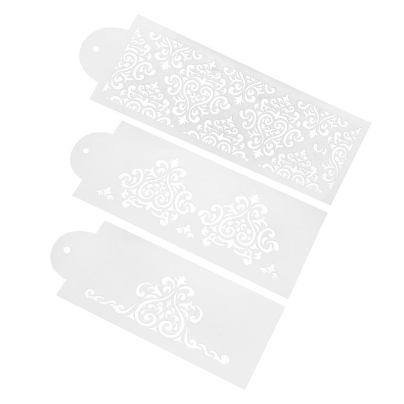 DIY Template Fondant Mold Cake Lace Border Cupcake Stencil Cake Decorating Tool