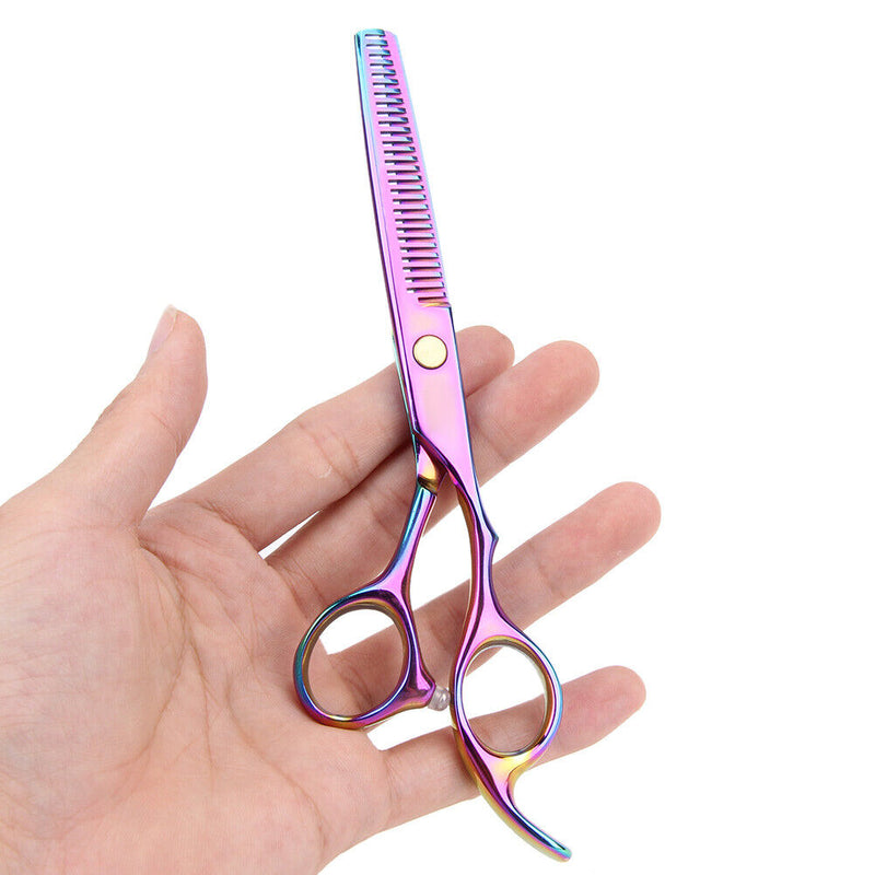 Stainless Steel Colorful Hairdressing Scissor Barber Hair Thinning Shears