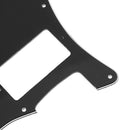 1pc 3ply Strat Pickguard with HH Layout Electric Guitar Panel(Black) Newly