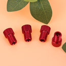 4pcs Bicycle Valve Adapter Bicycle Presta Convert Schrader Hose Air Pumps