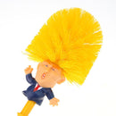 3pcs Creative Plastic Trump Toilet Brushes Bathtub Nightstool Cleaner