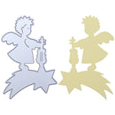 Violin Small Angel DIY Metal Embroidery Craft Stencil Scrapbook Cutting Die