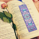 DIY Special Shaped Diamond Painting Creative Leather Tassel Bookmark Gift Newly