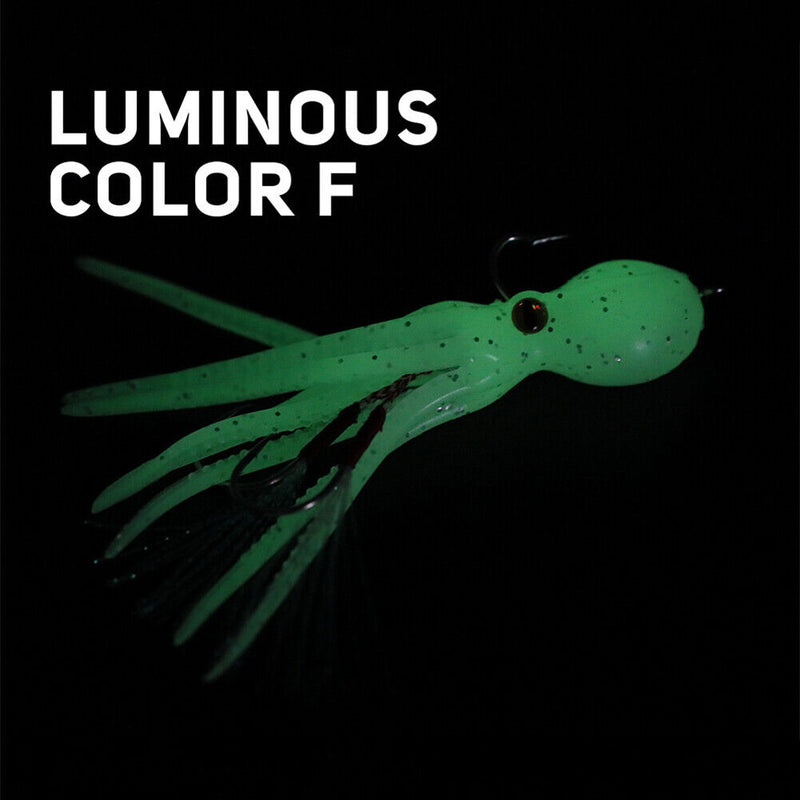 11cm 22g Octopus Soft Fishing Lures Jig Hooks Crankbait Artificial Bait Tackl