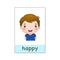 Emotional Words Mood Flash Cards For Kids English Educational Learning 2021 N5S7