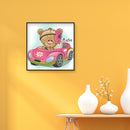 5D Cartoon Bear Pattern Diamond Painting Full Round Drill Rhinestone Gift