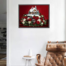 5D DIY Full Round Drill Diamond Painting Christmas House Ornament Home Decor