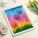 Colorful Dandelion 5D DIY Full Round Drill Diamond Painting Art Mosaic Deco