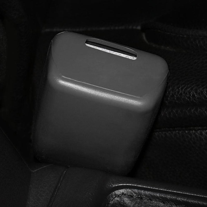 Car Seat Belt Buckle Holder Protective Covers Anti-Scratch Case (Black)