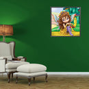 DIY Full Round Drill Diamond Painting butterfly fairy Mosaic Rhinestone Art