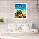 DIY Diamond Painting Kits Independence Day Soldier Full Round Drill Rhinest