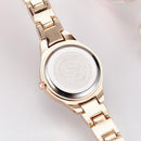 Waterproof Steel Strap Simple Bracelet Quartz Watches Women Casual Small Round D