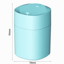 Air Humidifier with LED Night Light Mini USB Cool Mist Maker Fogger (Blue)