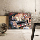 5D DIY Full Drill Diamond Painting Piano Embroidery Cross Stitch Kit Needlewo
