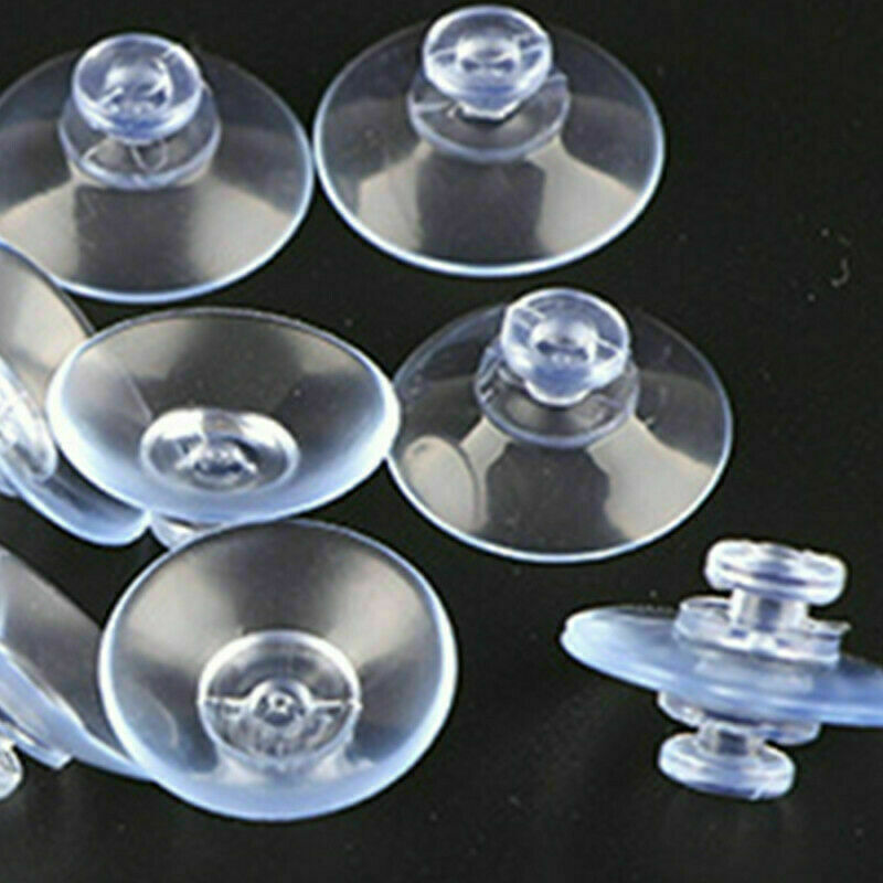 10X 30mm Perforated Suction Cups Cap Suckers Aquarium Hanger Pad Tank T4K6 T9J1
