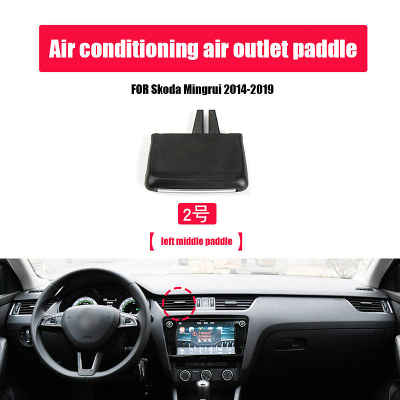 Car Front Air Conditioning Vent Tab Clip for Skoda Octavia (Middle Left) Newly