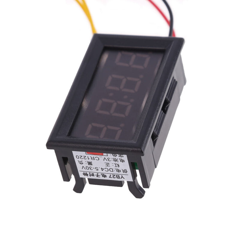 4 Digit 0.4inch Red LED Digital Electronic Clock for Car Motorcycle Motor