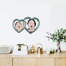 Heart-to-heart Shaped Photo Frame Mold - DIY Silicone Picture Frames Molds