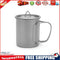 Ultralight Titanium Cup Folding Portable Outdoor Camping Coffee Mugs (M)