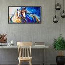 5D DIY Full Round Drill Diamond Paint Horse Mosaic Rhinestone Drawing Picture