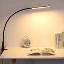Desk Lamp with Clamp, Dimmable, Flexible Gooseneck Light for Study (Black) Newly