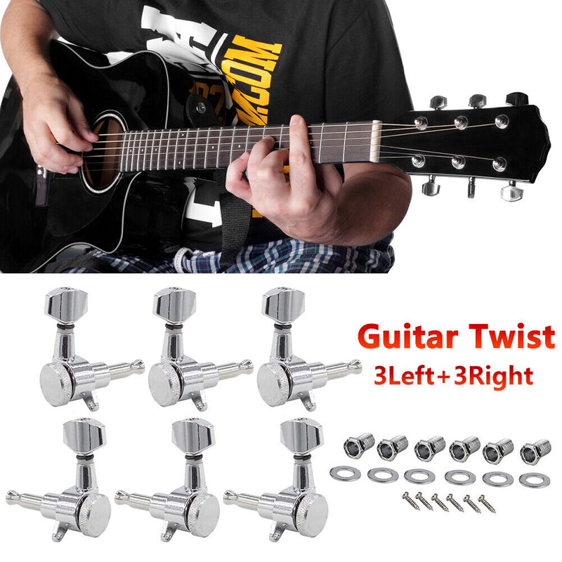 1/18 Locking Tuners for ST TL Electric Guitars String Tuning Pegs Kits Newly