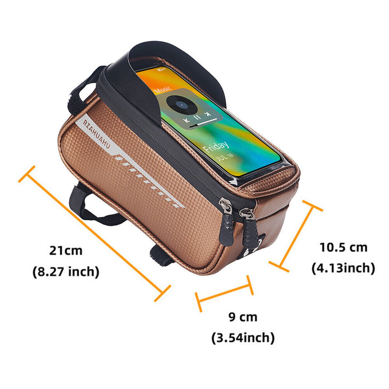 Touch Screen MTB Road Cycling Top Tube Phone Case Bags Bicycle Parts Accessories