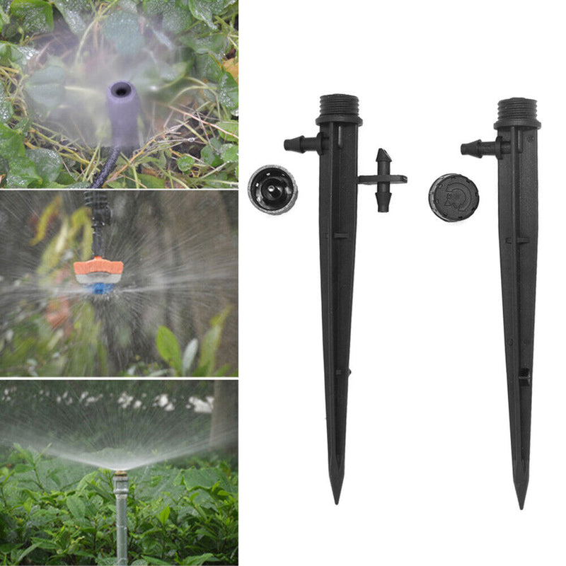 50x Adjustable Water Flow Irrigation Drippers Sprinkler Emitter Drip System
