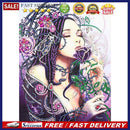 5D DIY Special Shaped Diamond Painting Girl Cross Stitch Kit Home Bedroom D