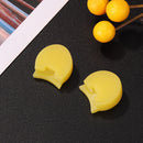 5pcs Rubber Clarinet Thumb Rest Covers Finger Rest Protective Pads (Yellow)