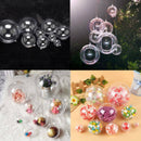 15Pcs Clear Ball Xmas Plastic Baubles Refillable Craft Christmas Party DIY
