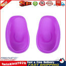 1 Pair Salon Hair Dye Silicone Ear Cover Barber Shop Anti Staining(Purple) Newly