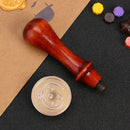 Alphabet Letters Wax Sealing Stamp Head Round Copper Stamps Craft Decor (C)